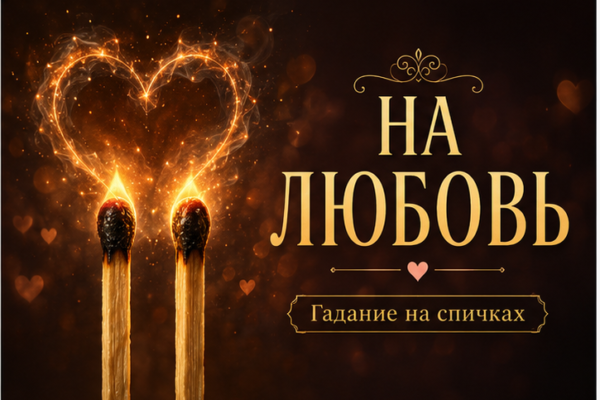 гадание на любовь на спичках - кто кого любит сильнее