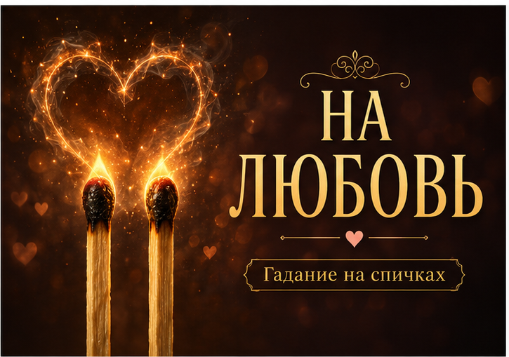 гадание на любовь на спичках - кто кого любит сильнее