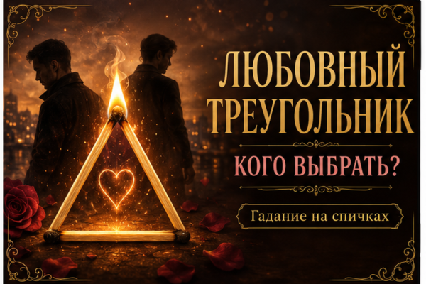 любовный треугоник - кого выбрать