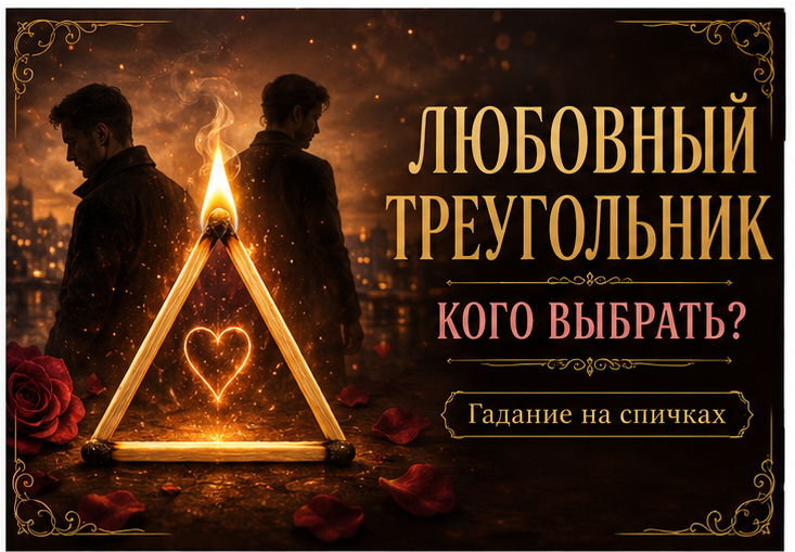 любовный треугоник - кого выбрать