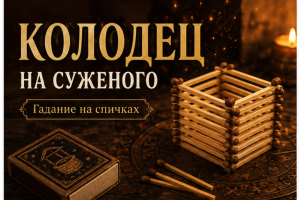 спички - колодец