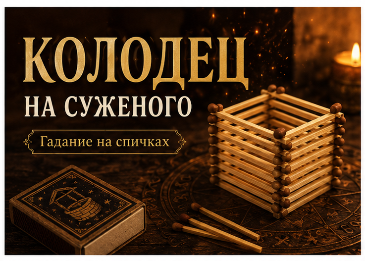 спички - колодец