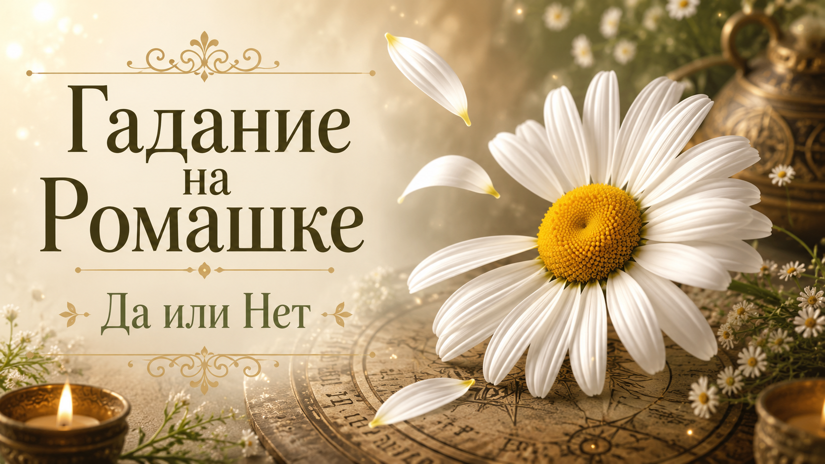 Гадание на Ромашке — Да или Нет